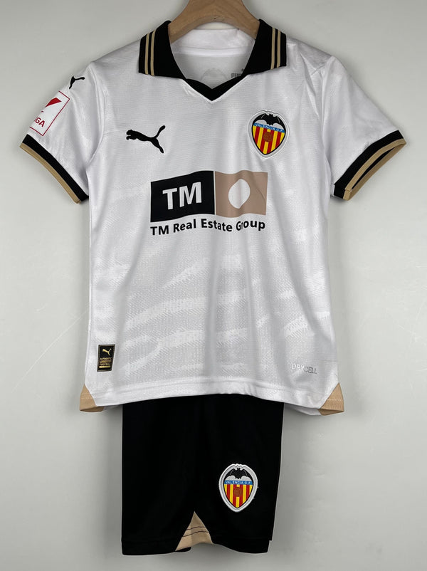 Camiseta y Pantalones para niños Valencia CF Home 23/24