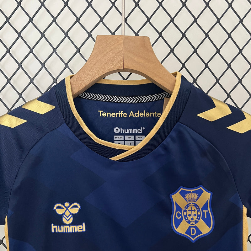 Camiseta y Pantalones para niños CD Tenerife Away 24/25 -  Con Parche LaLiga