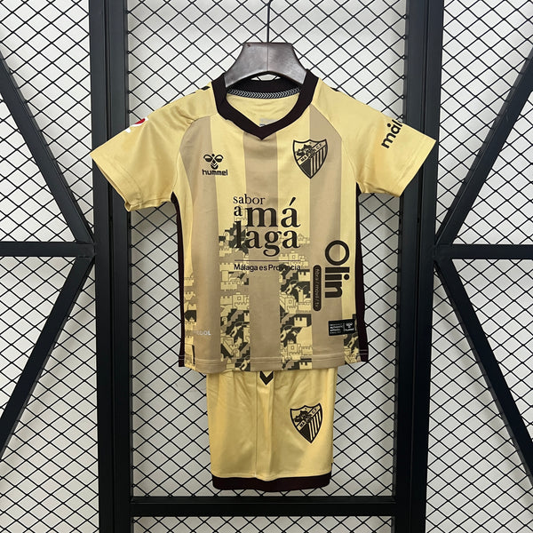 Camiseta y Pantalones para niños Málaga CF Third 24/25