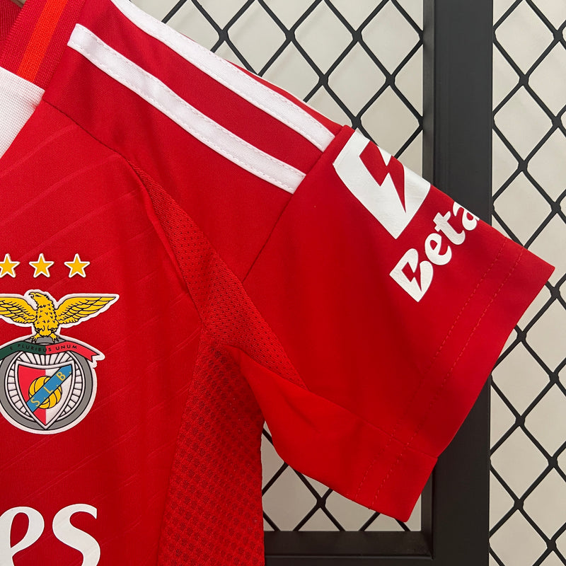 Camiseta y Pantalones para niños Benfica Home 24/25