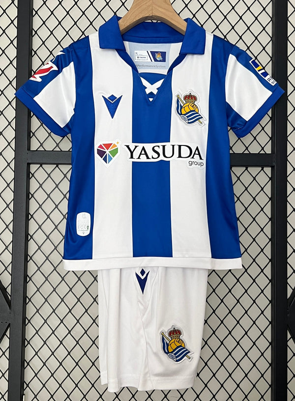 Camiseta y Pantalones para niños Real Sociedad Home 24/25