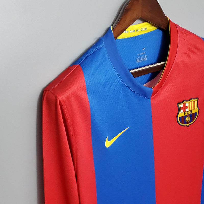 Camiseta FC Barcelona Manga Larga - Retro 2006/2007