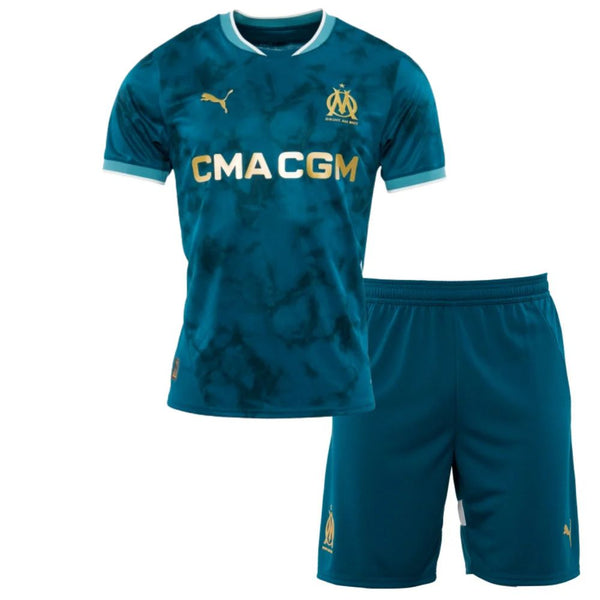 Camiseta y Pantalones para niños Olympique de Marseille Away 24/25