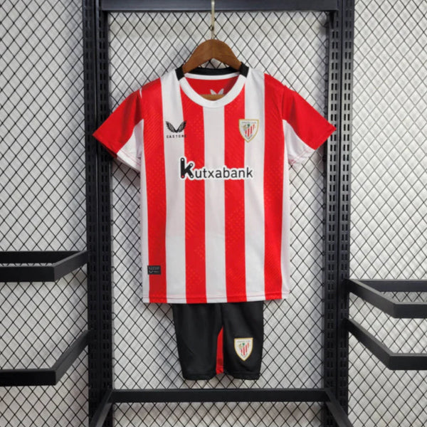 Camiseta y Pantalones para niños Athletic Club Bilbao Home 24/25