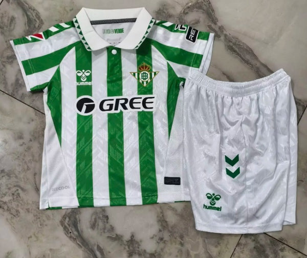 Camiseta y Pantalones para niños Real Betis Home 24/25