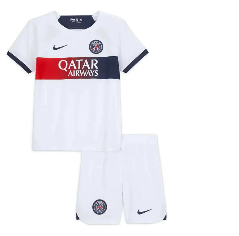 Camiseta y Pantalones para niños PSG Away 23/24