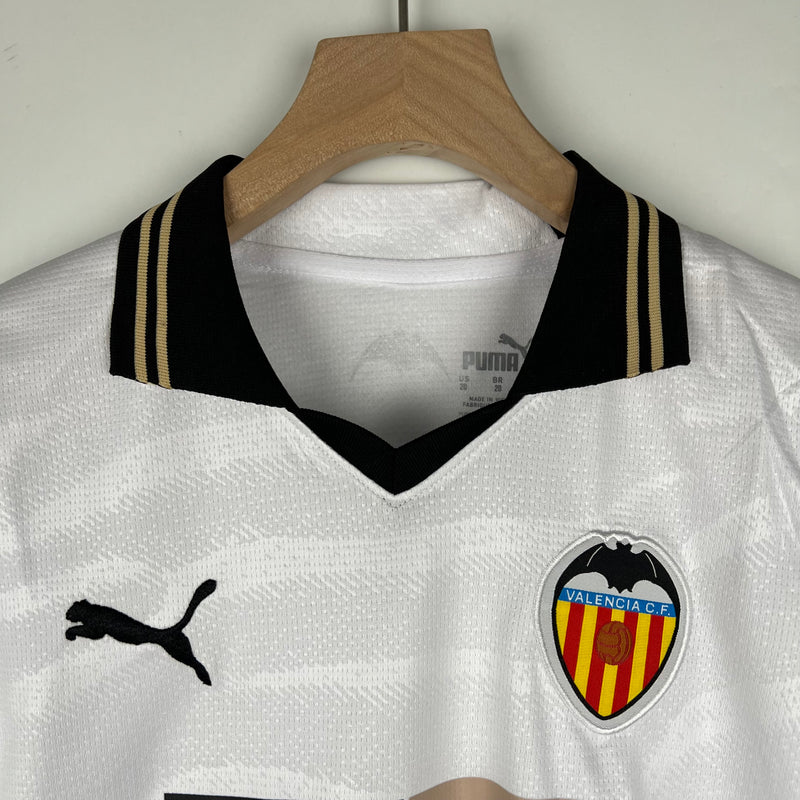 Camiseta y Pantalones para niños Valencia CF Home 23/24