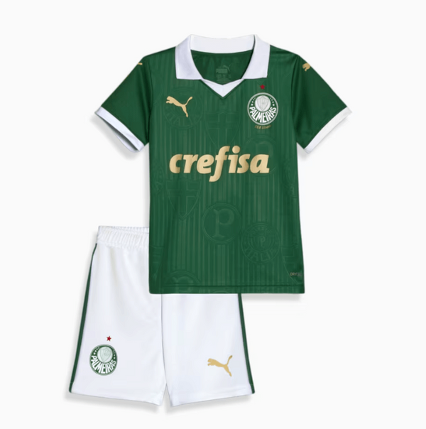 Kit Infantil Palmeiras I 24/25 Verde - DA Sports Oficial